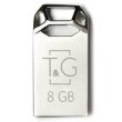 USB флеш 8GB T&G 110 Metal Series Silver (TG110-8G)
