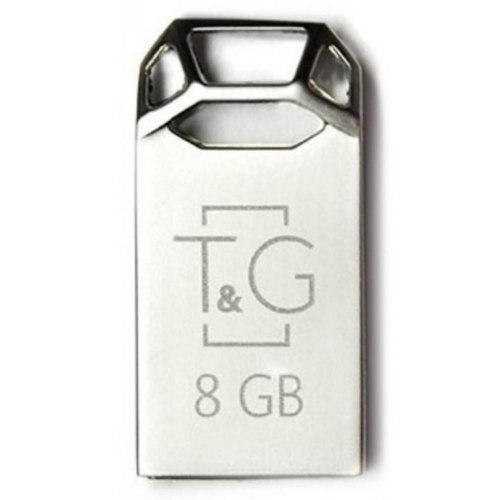 USB флеш 8GB T&G 110 Metal Series Silver (TG110-8G)