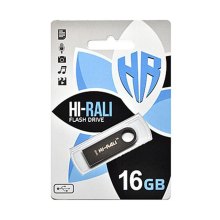 USB флеш 16GB Hi-Rali Shuttle Series Black (HI-16GBSHBK)