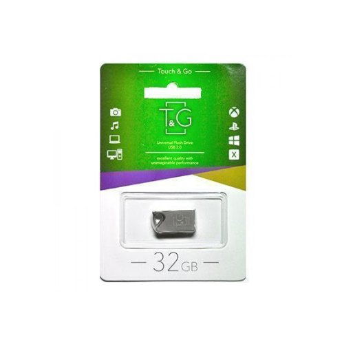 USB флеш 32GB T&G 114 Metal Series Silver (TG114-32G)