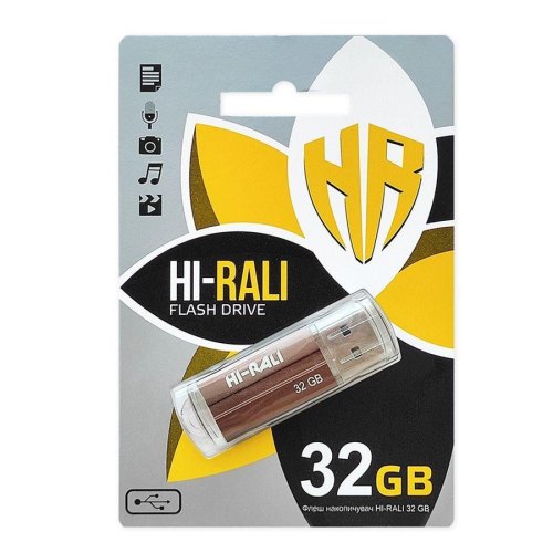 USB флеш 32GB Hi-Rali Corsair Series Bronze (HI-32GBCORBR)