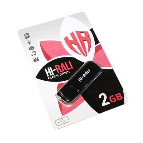USB флеш 2GB Hi-Rali Taga Black (HI-2GBTAGBK)