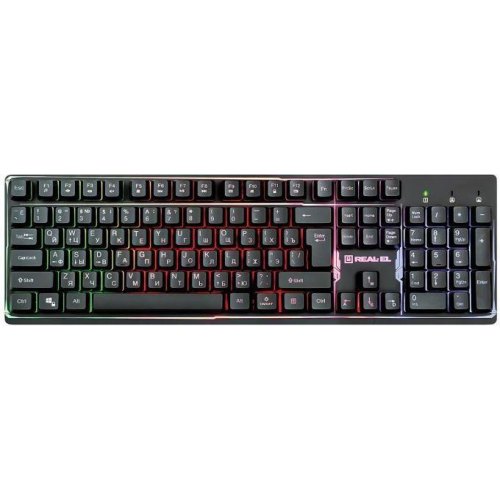 Клавіатура дротова, Real-El Comfort 7011 Backlit (EL123100043)
