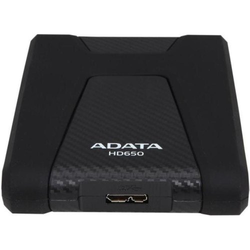 Зовнішній жорсткий диск 1TB ADATA DashDrive Durable HD650 (AHD650-1TU31-CBK) 2.5 USB3.1 Black