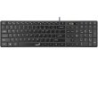 Клавіатура дротова, Genius SlimStar 126 USB Black Ukr