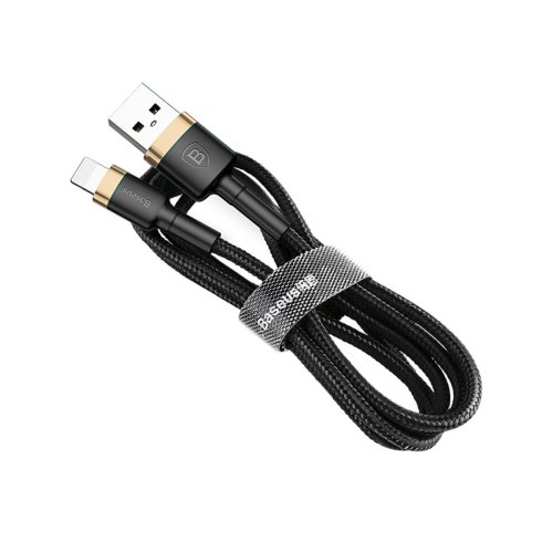 Кабель Baseus Cafule Cable USB For Lightning 2.4A 1.0M Gold/Black