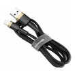 Кабель Baseus Cafule Cable USB For Lightning 2.4A 1.0M Gold/Black