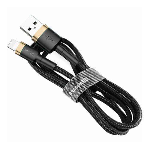 Кабель Baseus Cafule Cable USB For Lightning 2.4A 1.0M Gold/Black