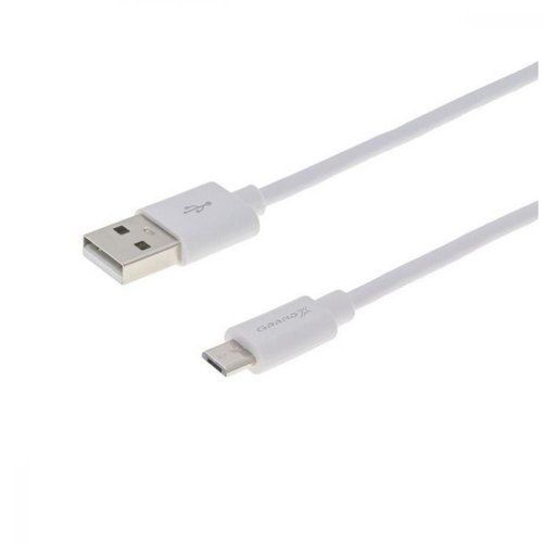 Кабель Grand-X USB-micro USB PM025W, 2.5m, 100% Cu, White
