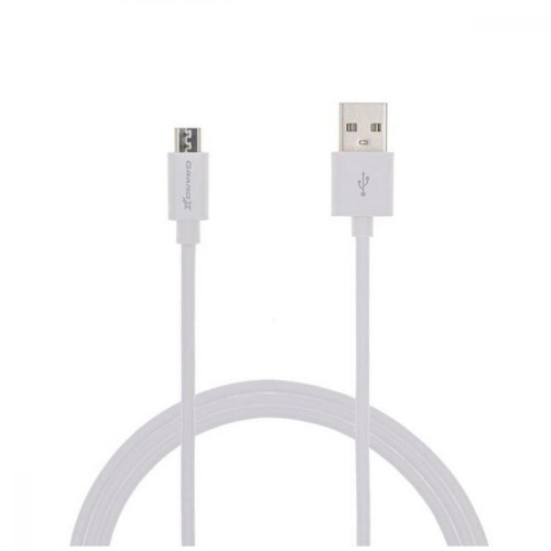 Кабель Grand-X USB-micro USB PM025W, 2.5m, 100% Cu, White