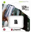 microSDXC карта 128Gb Kingston class10 без адаптера UHS-I R100MB/s (SDCS2/128GBSP)