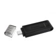 USB флеш Kingston   64GB USB 3.2 Type-C Gen 1 DT70