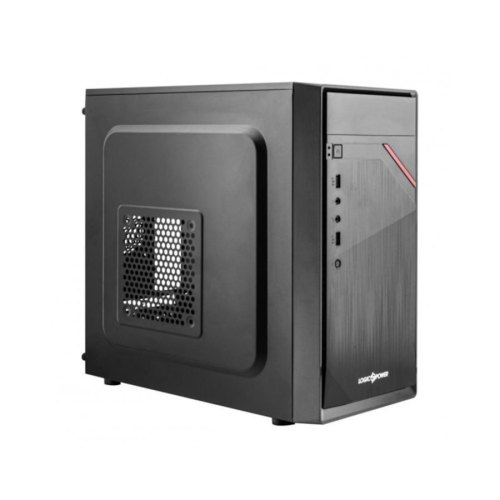 Корпус Logicpower 6105-400W 12см, 2xUSB2.0, Black