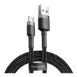 Кабель Baseus Cafule Cable USB For Type-C 2A 3.0M Gray/Black