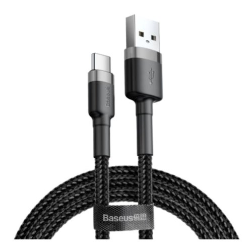 Кабель Baseus Cafule Cable USB For Type-C 2A 3.0M Gray/Black