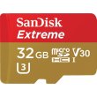 microSDHC карта 32GB SanDisk Extreme class10 UHS-1 U3 V30 A1 з SD адаптером (SDSQXAF-032G-GN6AA)