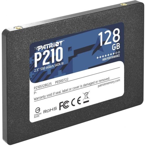 Накопичувач SSD 2.5 Patriot P210 128GB SATAIII 3D TLC (P210S128G25)