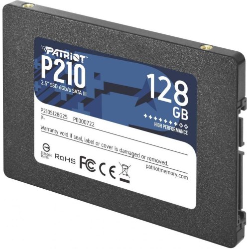 Накопичувач SSD 2.5 Patriot P210 128GB SATAIII 3D TLC (P210S128G25)