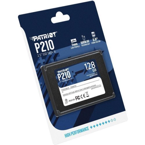Накопичувач SSD 2.5 Patriot P210 128GB SATAIII 3D TLC (P210S128G25)