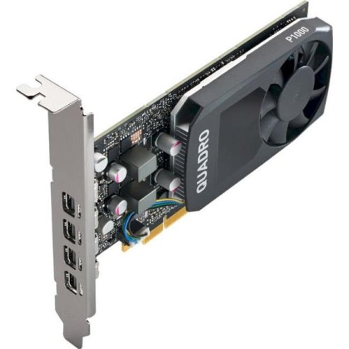 Відеокарта PNY NVIDIA QUADRO PASCAL 640 CUDA cores 4G D5 4mDP/1DVI QUADRO P1000V2 2GB 4mDP/1DP