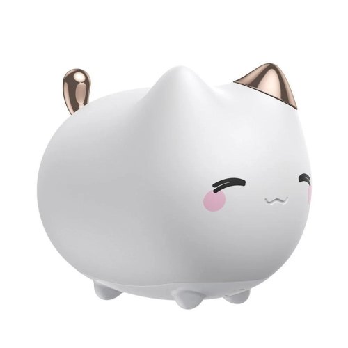 Нічник Baseus Cute series kitty silicone night light White