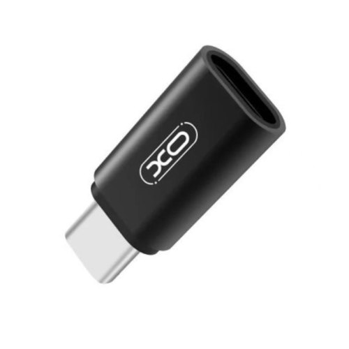 Перехідник XO NB131 microUSB to Type-C, Black