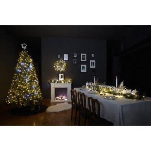 Smart LED Гірлянда Twinkly Pro Curtain RGBW 250, AWG22, IP65, прозорий