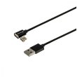 Кабель Grand-X USB-microUSB  MG-01M, магнітний, Giftbox, Black