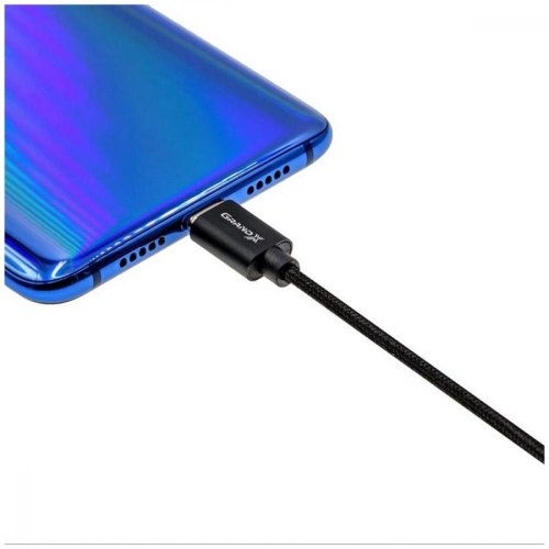 Кабель Grand-X USB-microUSB  MG-01M, магнітний, Giftbox, Black