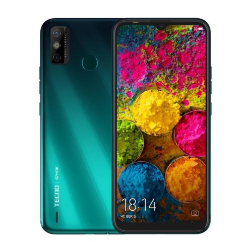 Смартфон TECNO Spark 6 Go 2/32Gb (KE5) Ice Jadeite