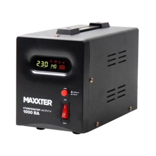 Стабілізатор напруги Maxxter MX-AVR-S1000-01, 230 В, 1000 ВА