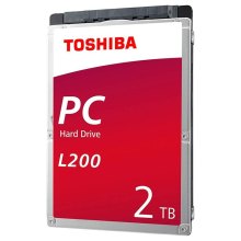 Накопичувач HDD Toshiba Mobile L200 2TB 5400rpm 128MB (HDWL120UZSVA)