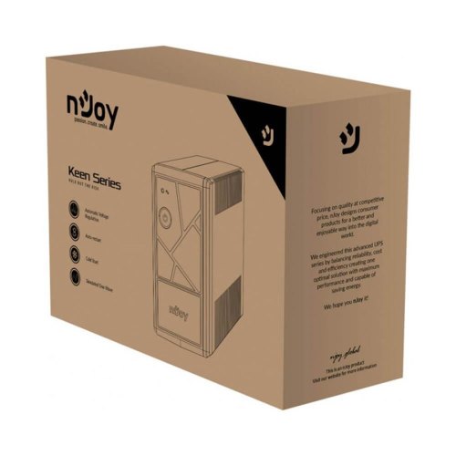 ПБЖ NJOY Keen 800 USB (UPLI-LI080KU-CG01B) Lin.int., AVR, 2 x евро, USB, пластик