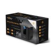 ПБЖ NJOY Horus Plus 600 USB (PWUP-LI060H1-AZ01B) Lin.int., AVR, 2 x евро, USB, LCD, пластик