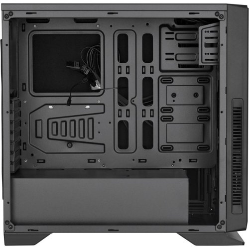 Корпус без БЖ Vinga Black Widow, ATX, Mini-ITX, Micro-ATX