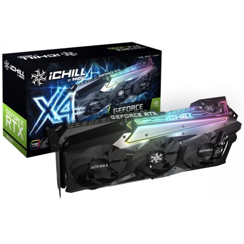 Відеокарта Inno3D, GeForce RTX 3090 iChill X4 24GB (C30904-246XX-1880VA36) GDDR6X, 384bit