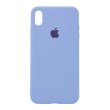 Чохол Apple Silicone Case HC for iPhone XS, Lilac Cream 41