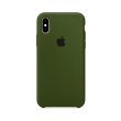 Чохол Apple Silicone Case HC for iPhone X/XS, Army Green 48
