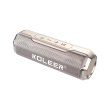 Портативна колонка Bluetooth KOLEER S218, Gold