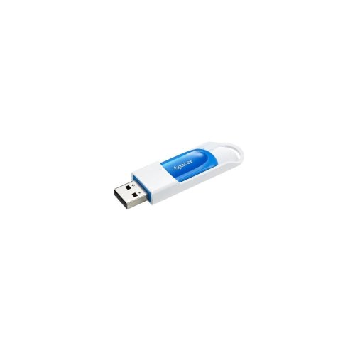 USB флеш 64GB Apacer AH23A White-Blue (AP64GAH23AW-1)