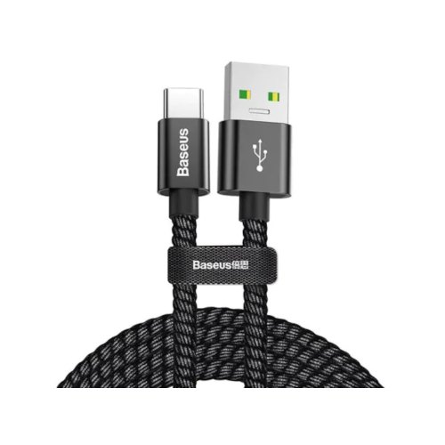 Кабель Baseus Cafule Cable USB For Type-C (VOOC support) 1.0M Black