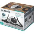 Пилосос Gorenje контейнерний, 800Вт, конт пил -2.2л, HEPA, телескоп трубка, білий