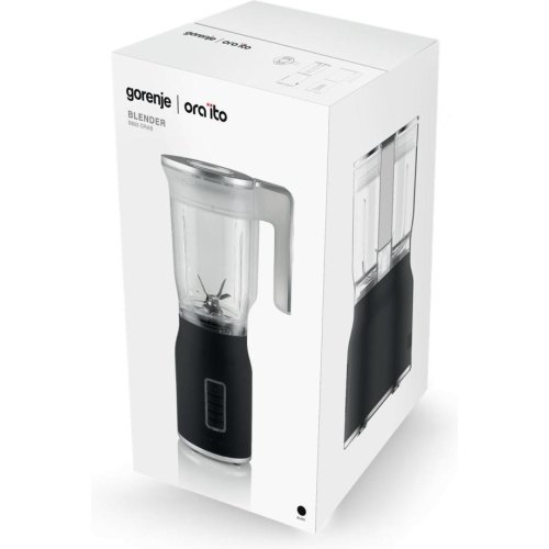Блендер Gorenje стаціонарний Ora-Ito, 800Вт, чаша-1500мл, чорний