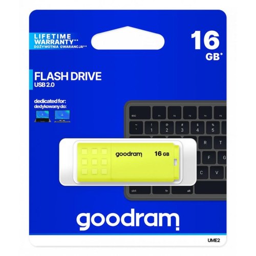 USB флеш 16GB GoodRam UME2 Yellow (UME2-0160Y0R11)