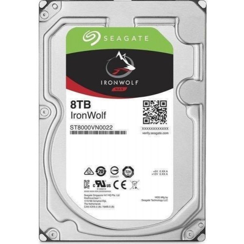 Жорсткий диск 3.5 Seagate IronWolf 8TB (ST8000VN004)