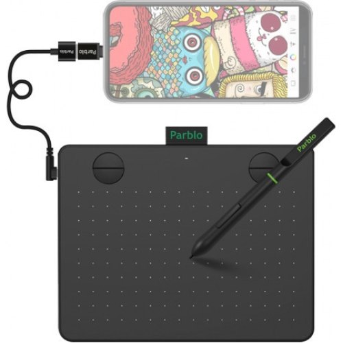 Графічний планшет Parblo A640 V2, чорний