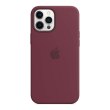 Чохол Apple Silicone Case для iPhone 12 / 12 Pro, Plum