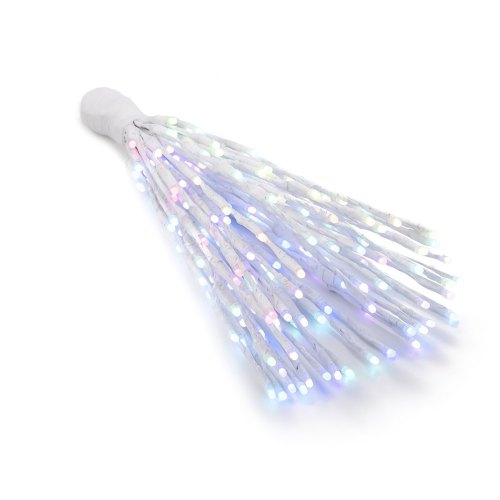 Smart LED Гірлянда Twinkly Spritzer RGB 200(40х5), BT+WiFi, Gen II, IP44, кабель білий