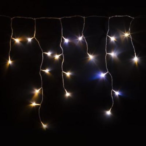 Гірлянда Smart LED Twinkly Icicle AWW 190, Gen II, IP44, довжина 5м, кабель прозорий