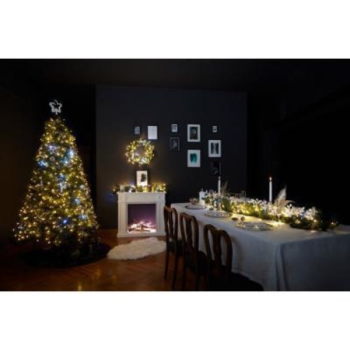 Гірлянда Smart LED Twinkly Cluster AWW, 400, Gen II, IP44 кабель чорний